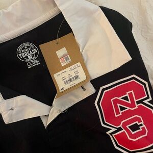 NC STATE Vintage Look Collared Long Sleeve Merch